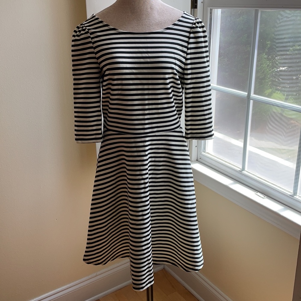 Black/white striped dress by Pixley, size M